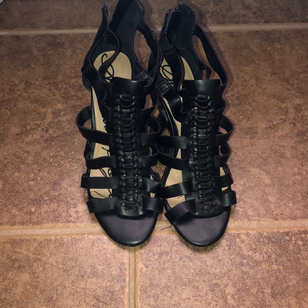 Black high heels